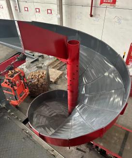 Diamond Spiral Steel Chutes